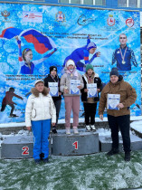 Поздравляем ученицу 5д класса Ухову Ксению, занявшую сразу два вторых  места  на Всероссийских соревнованиях по конькобежному спорту на дистанции 500 и 1000 метров.